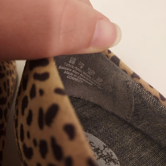 Dr. Scholl's Memory Foam Connect Tan/Leopard Print Ballet Flat in Size 6 - Picture 10 of 10